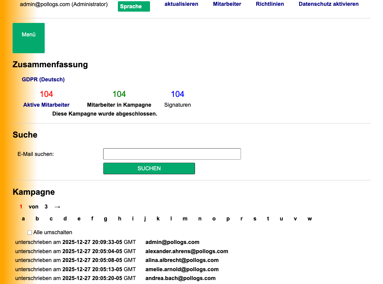 Kampagnen-Dashboard