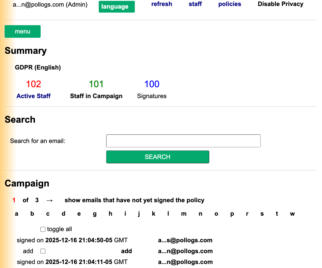 Campaign Dashboard