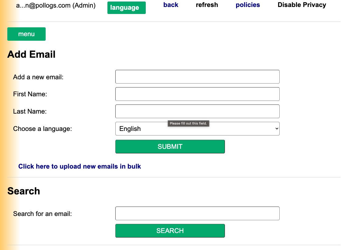 Staff Dashboard