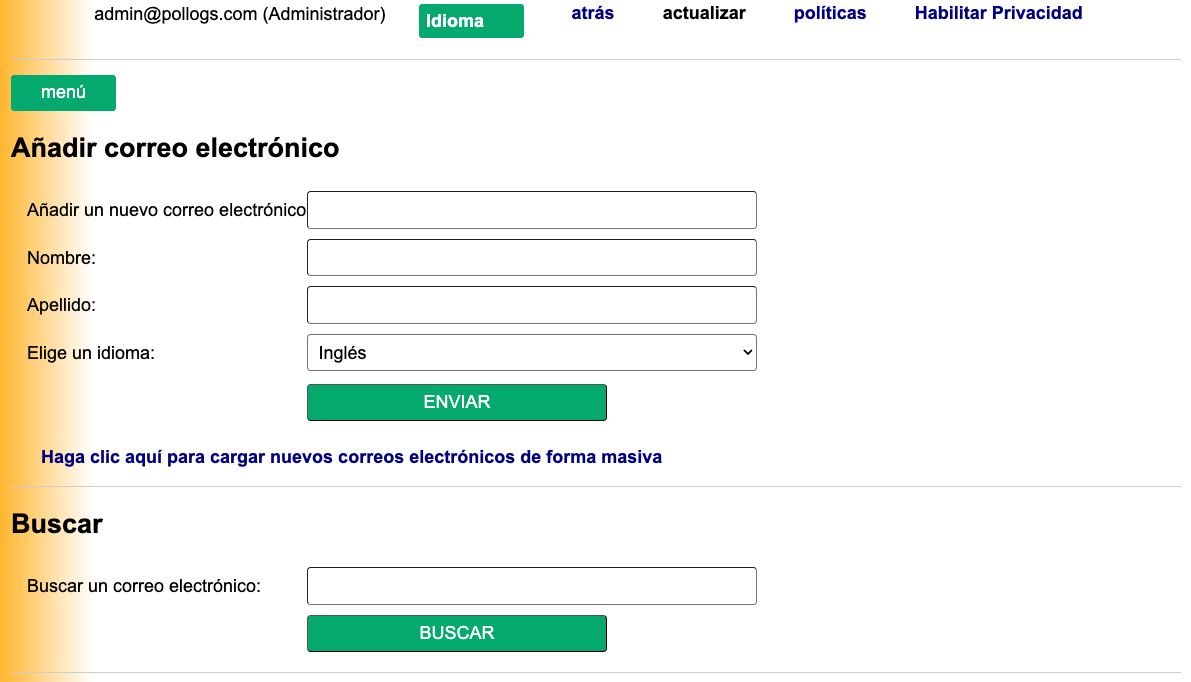 Panel de Personal