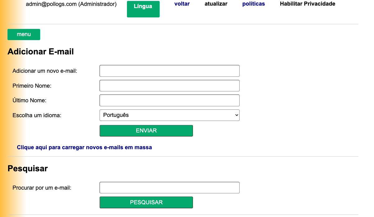 Painel da Equipe